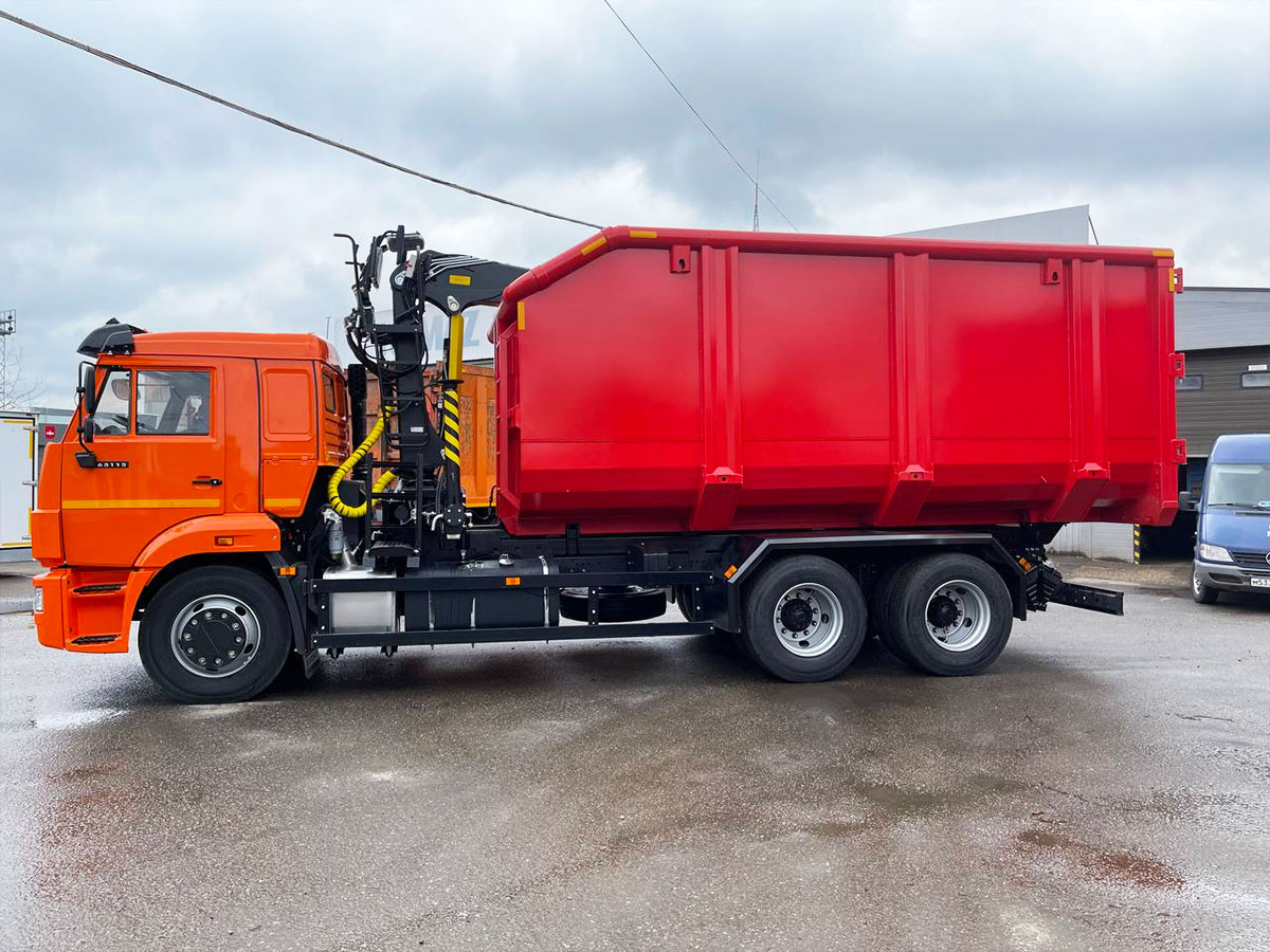Ломовоз КАМАЗ 65115 с ГМУ VM10L74M